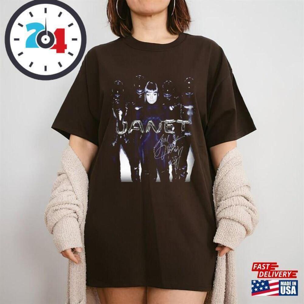 Janet Jackson T Shirt Signature World Tour Unisex